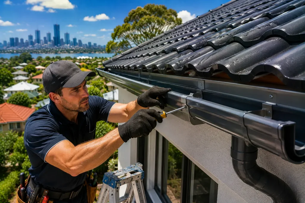 gutter repairs brisbane southside leaking gutter repair services