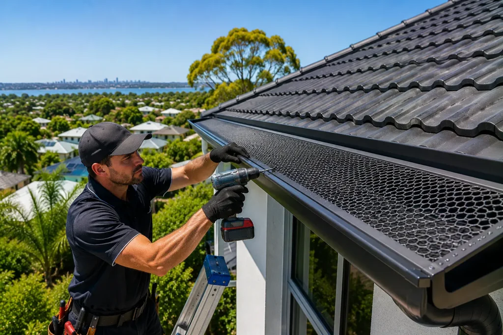 gutter guard installation brisbane northside premium gutter mesh systems