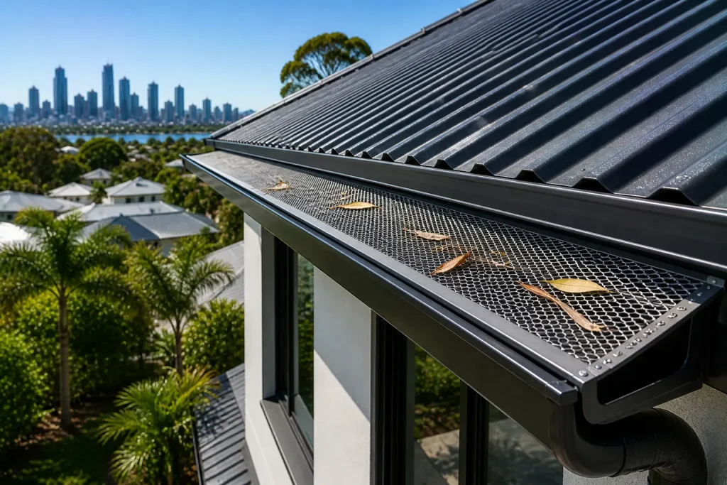 gutter mesh brisbane premium roof gutter mesh installation